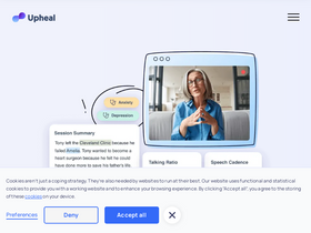 Upheal - Revolutionizes therapy note-taking with AI, enhancing care through insightful analytics.