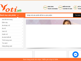 'yoti.vn' screenshot