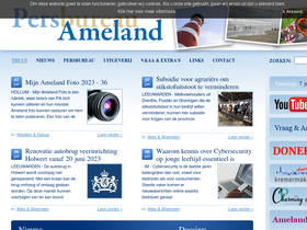 'persbureau-ameland.nl' screenshot