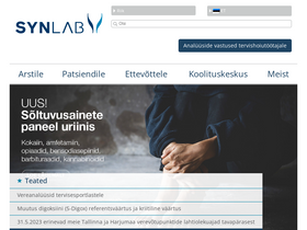 'synlab.ee' screenshot