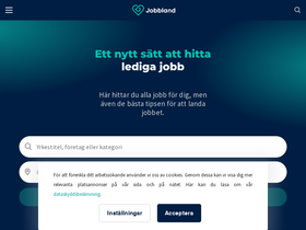 'jobbland.se' screenshot