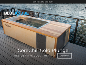 'bluecubebaths.com' screenshot