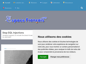 'espacefrancais.com' screenshot