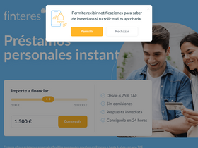 'finteres.es' screenshot