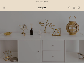 shopzoonline.com homepage screenshot