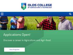 'oldscollege.ca' screenshot