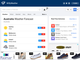 'willyweather.com.au' screenshot