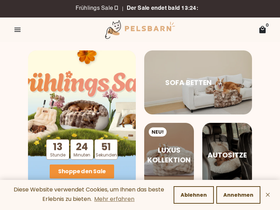 pelsbarn.co homepage screenshot