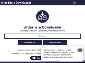 'slidesharedownloader.com' screenshot