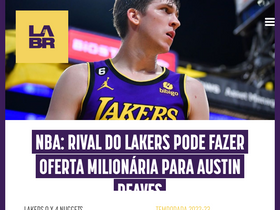 'lakersbrasil.com' screenshot