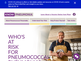 'knowpneumonia.com' screenshot