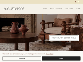 augustabode.com homepage screenshot