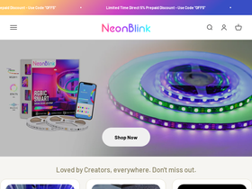 neonblink.com homepage screenshot
