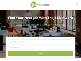 'thejobnetwork.com' screenshot