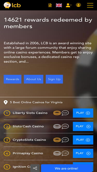 Latest casino bonuses info sheet