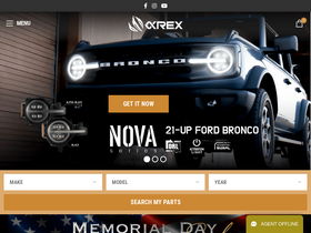 'alpharexusa.com' screenshot