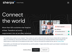 'joinsherpa.com' screenshot