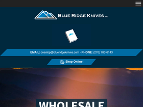 'blueridgeknives.com' screenshot