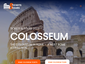 'romecolosseumtickets.tours' screenshot