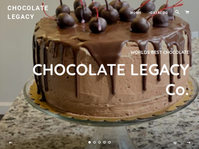 chocolatelegacyco.com homepage screenshot