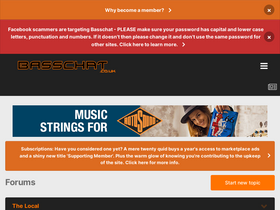 'basschat.co.uk' screenshot