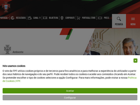 'fpf.pt' screenshot