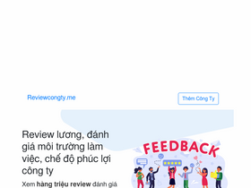 'reviewcongty.me' screenshot