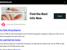 'modifiedlife.com' screenshot
