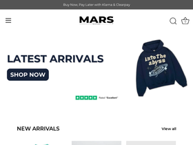 Marsthestylist homepage screenshot