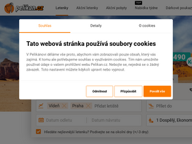 'pelikan.cz' screenshot