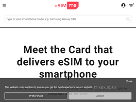 'esim.me' screenshot