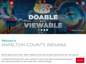 'visithamiltoncounty.com' screenshot