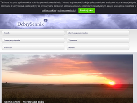'dobrysennik.pl' screenshot