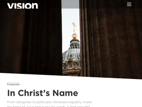 'vision.org' screenshot