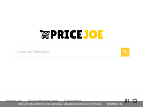 'pricejoe.com' screenshot
