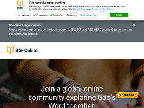 'support.bsfonline.org' screenshot