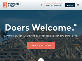 'minnwestbank.com' screenshot