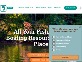 'takemefishing.org' screenshot