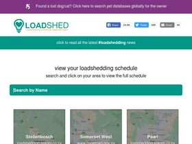 'loadshed.org' screenshot