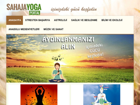 'sahajayogaportal.org' screenshot