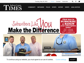 'jacksoncountytimes.net' screenshot