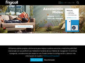 'frigicoll.es' screenshot