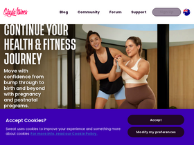 'kaylaitsines.com' screenshot