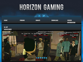 'hzgaming.net' screenshot