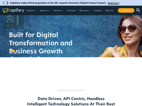 'capillarytech.com' screenshot