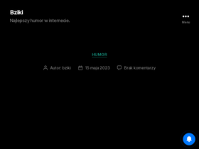 'bziki.pl' screenshot