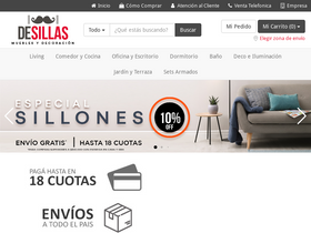 'desillas.com' screenshot