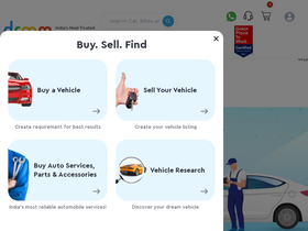'droom.in' screenshot