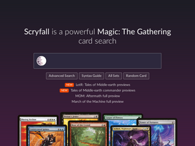 'magiccards.info' screenshot