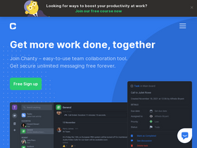 'chanty.com' screenshot